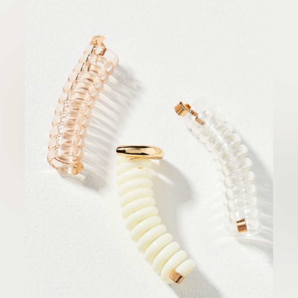 Anthropologie Coil Hair Ties - Set of 3